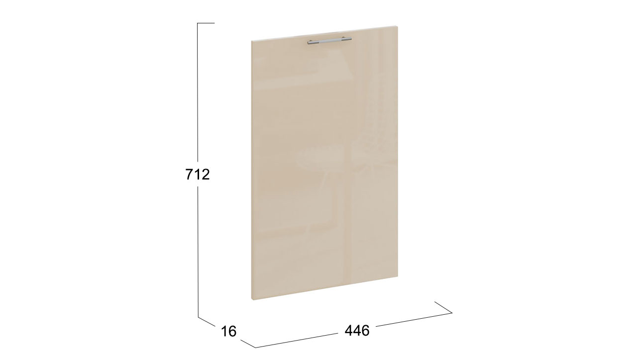 Фасад для посудомоечной машины Весна Ваниль глянец купить в Якутске онлайн  в интернет-магазине 