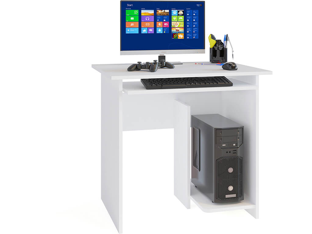 Компьютерный стол  КСТ-21.1 Белый  в Якутске онлайн в .