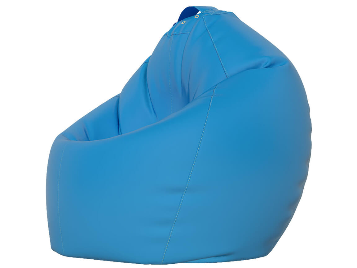 Кресло-мешок XXL нейлон голубой