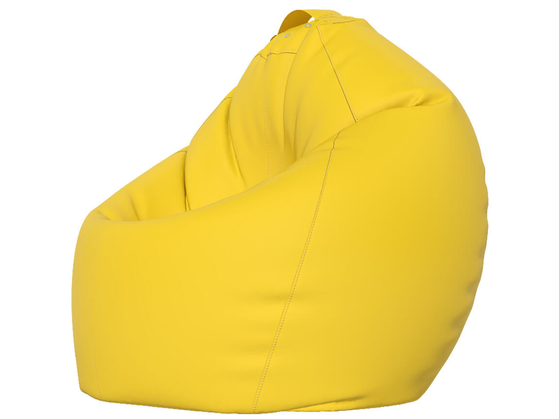 Кресло-мешок XXL нейлон желтый