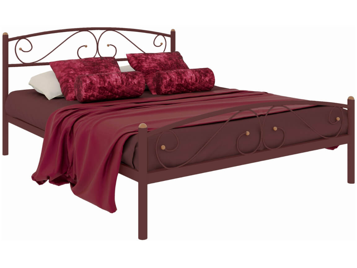 Кровать Вероника Plus коричневая