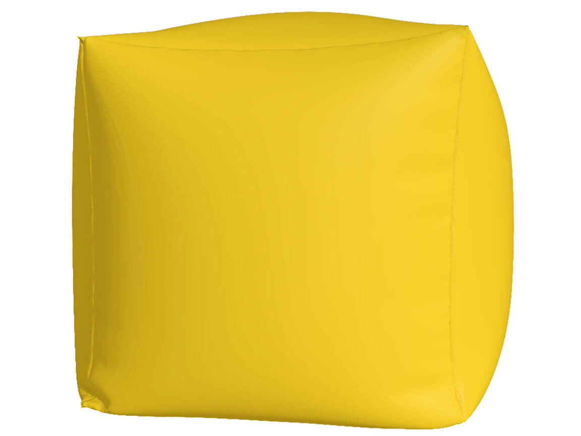 Пуфик Куб макси нейлон желтый