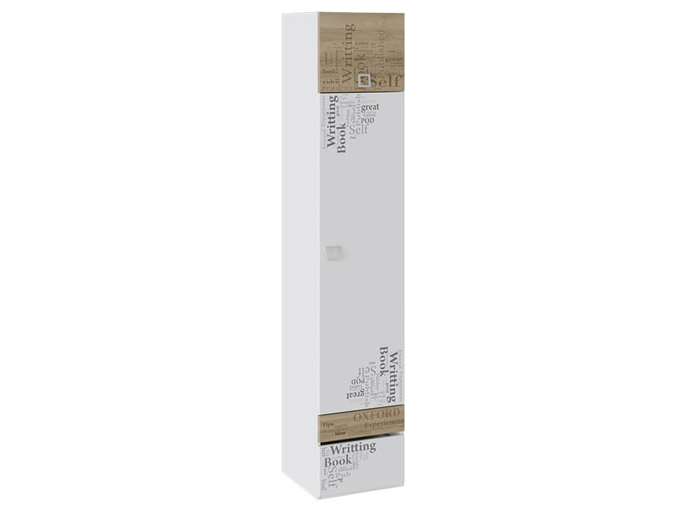 Шкаф для белья Оксфорд ТД-139.07.21 Ривьера, Белый с рисунком