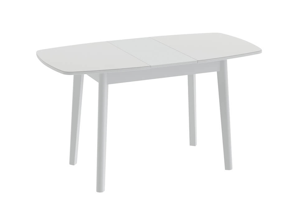 Стол обеденный Портофино СМ(ТД)-105.01.11(2) Белый глянец, стекло
