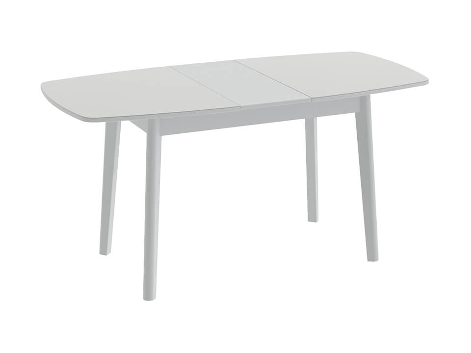 Стол обеденный Портофино СМ(ТД)-105.02.11(3) Белый глянец, стекло