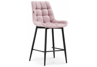 Барный стул Алст розовый - черный