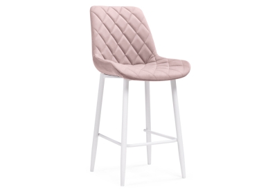 Барный стул Баодин К Б - К розовый - белый