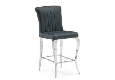 Барный стул Joan dark grey - steel