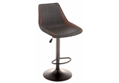 Барный стул Kozi серый - коричневый