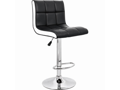 Барный стул Олимп WX-2318B экокожа чёрный