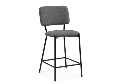 Барный стул Reparo bar dark gray - black