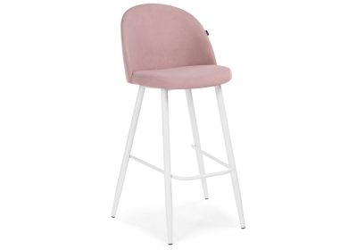 Барный стул Сондре пыльно - розовый - белый