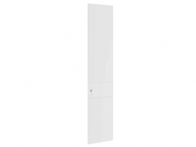 Дверь правая Рише ПМ-380.07.11-01(R) Белый Глянец с перламутром
