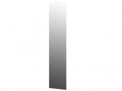 Дверь с зеркалом левая Квадро ПМ-363.21.03-01(L) Дуб Делано