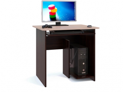 Компьютерный стол Сокол КСТ-21.1 Венге/Беленый дуб