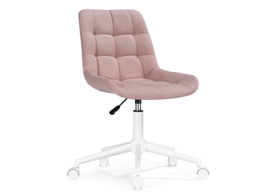 Компьютерное кресло Честер розовый - белый