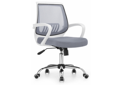 Компьютерное кресло Ergoplus light gray - white
