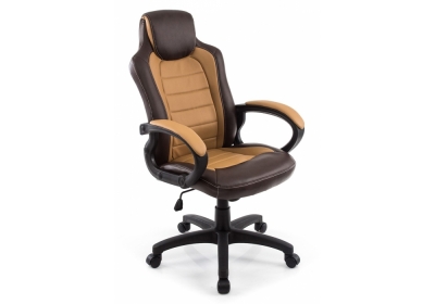 Компьютерное кресло Kadis коричневое - бежевое