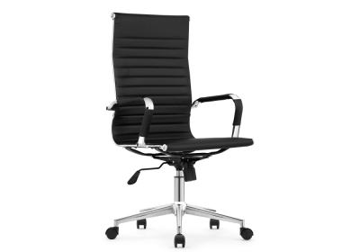 Компьютерное кресло Reus pu black - chrome