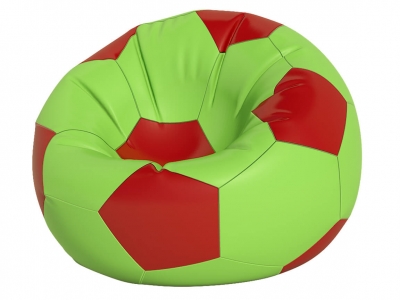 Кресло-мешок Мяч большой нейлон салатовый-красный