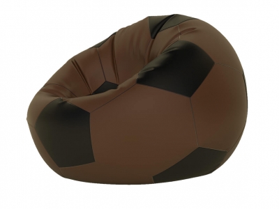 Кресло-мешок Мяч малый нейлон коричневый-черный