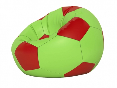 Кресло-мешок Мяч малый нейлон салатовый-красный