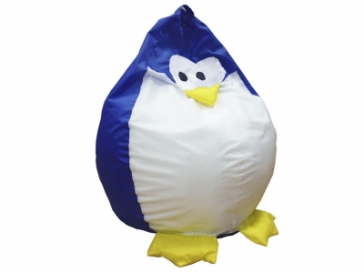 Кресло-мешок Пингвин нейлон синий