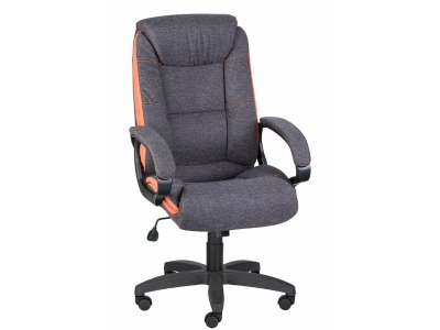 Кресло Оптима Home серый-оранжевый