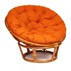 Кресло PAPASAN 23 - 01 W - с подушкой - Cognac (коньяк)