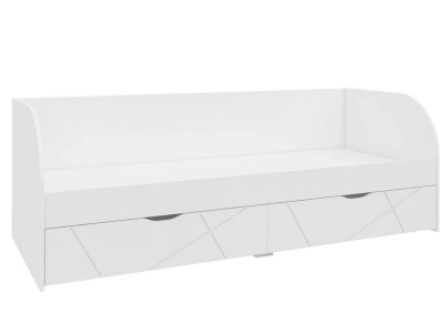 Кровать Абрис ПМ-332.15 Белый глянец