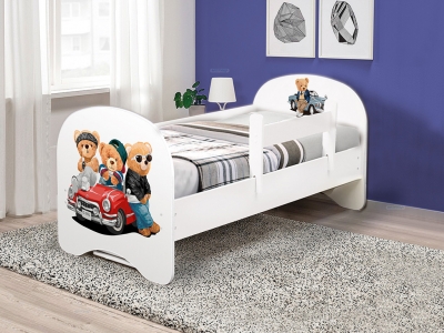 Кровать детская с фотопечатью без ящика Стиляги