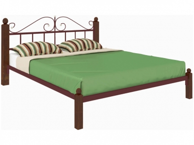 Кровать Диана Lux коричневая