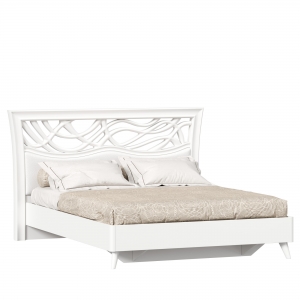 Кровать двуспальная Джулия 1600 Белый