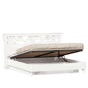 Кровать двуспальная Джулия 1800 с подъемным механизмом Белый