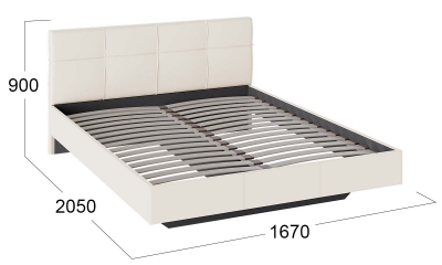 Кровать Элис Тип 1 без подъемного механизма исп.2 Светлая