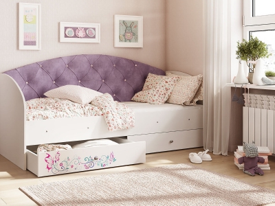 Кровать Эльза фиолетовый