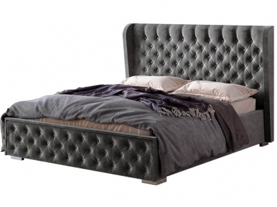 Кровать Франческа 1400 с подъемным механизмом грифельный