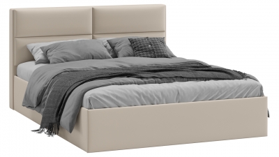 Кровать Глосс Тип 1 без подъемного механизма велюр Confetti Cream 1600