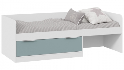 Кровать комбинированная Марли Тип 1 Белый, Серо-голубой
