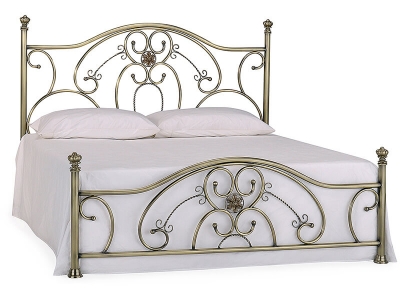 Кровать металлическая Elizabeth Double Bed Античная Медь