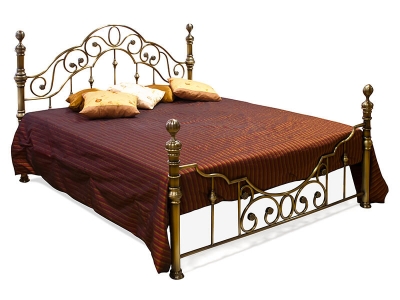 Кровать металлическая Victoria Queen Bed Античная Медь