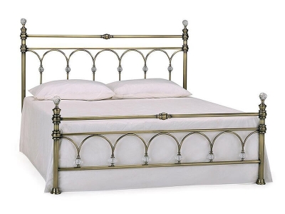 Кровать металлическая Windsor 140х200 Античная Медь