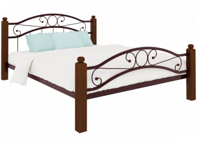 Кровать Надежда Lux plus коричневая