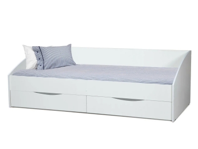 Кровать одинарная Фея-3 симметричная белый