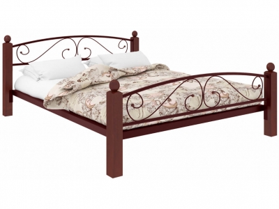 Кровать Вероника Lux Plus коричневая