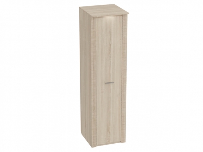 Шкаф 1-дверный Элана с подсветкой 590х645х2185 Дуб Сонома