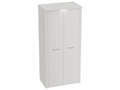 Шкаф 2-дверный Элана с подсветкой 1010х645х2185 Бодега белая