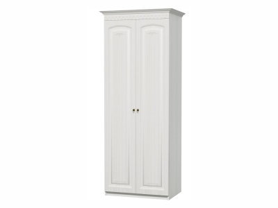 Шкаф 2-х дверный для платья Гармония-4 Сандал белый
