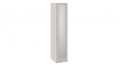 Шкаф для белья с 1 зеркальной дверью с опорой Сабрина Кашемир