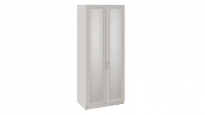 Шкаф для одежды с 2 зеркальными дверями Сабрина Кашемир